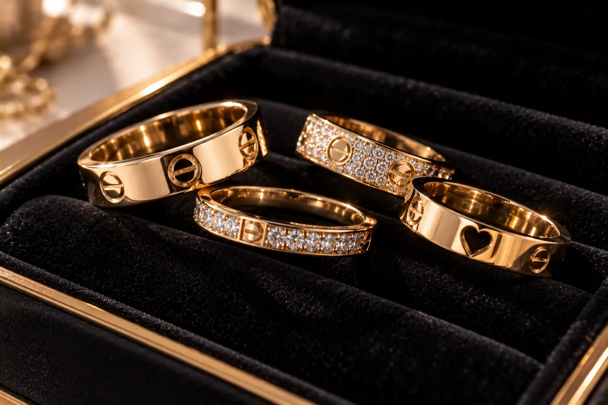 Anillos de oro de alta joyería