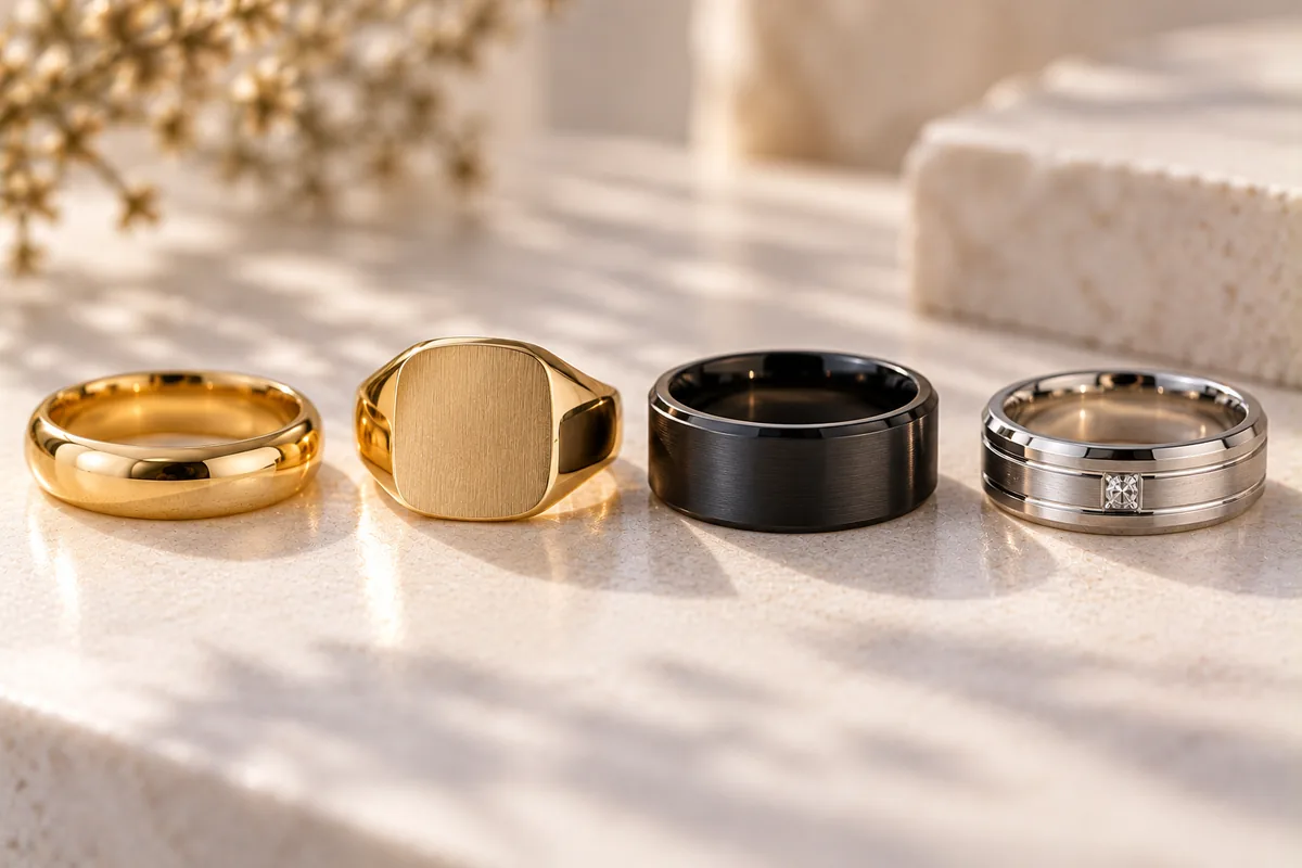 Estilos de anillo de compromiso para hombre